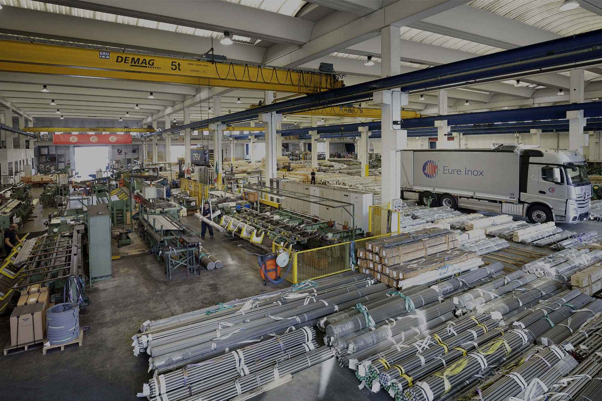Eure Inox. 
Stainless steel wire drawing plant